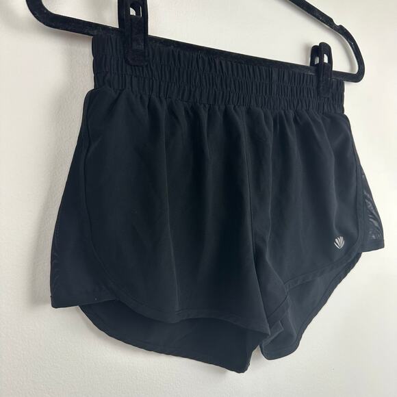 Forever 21 Womens Activewear Workout Gym Running Pull-On Black Shorts Small - Picture 2 of 9